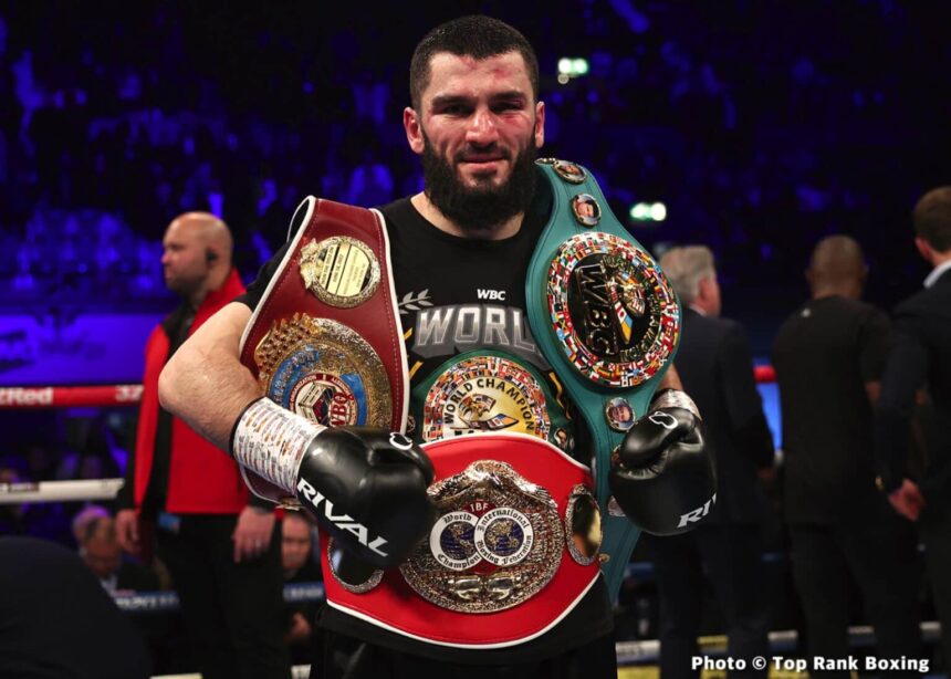 Artur Beterbiev Could Face Bouatsi Azes Winner In England, Says