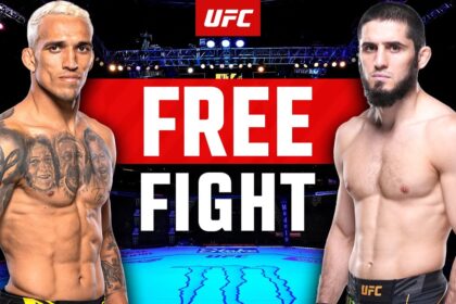 Charles Oliveira Vs Islam Makhachev | Free Fight | Ufc