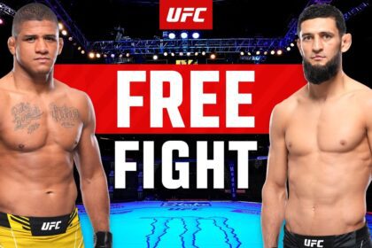 Khamzat Chimaev Vs Gilbert Burns | Free Fight | Ufc