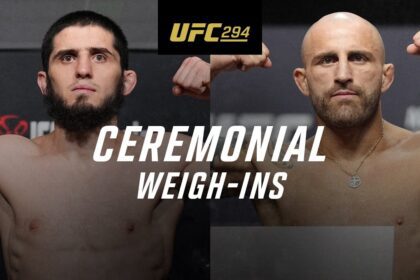 Ufc 294: Ceremonial Weigh In