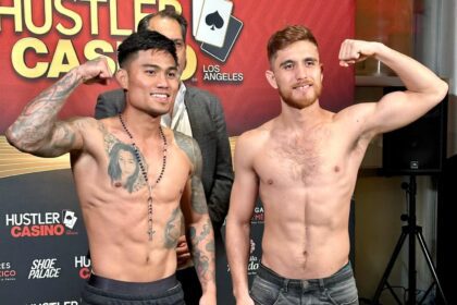 Mark Magsayo Feels Strong After First Junior Lightweight Weigh In