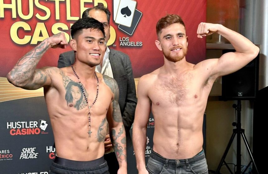 Mark Magsayo Feels Strong After First Junior Lightweight Weigh In