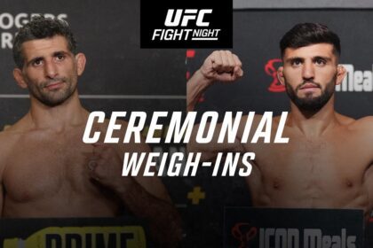 Ufc Austin: Ceremonial Weigh In