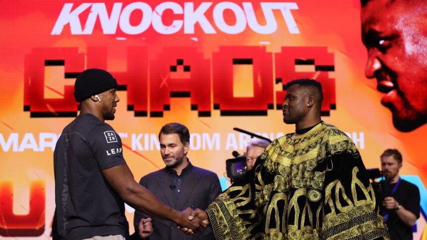 Anthony Joshua And Francis Ngannou Respect Each Other Ahead Of