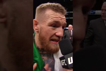 Conor Mcgregor Delivered One Of The Most Iconic Octagon Speeches