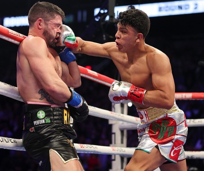 Jamie Munguia Drops Gutsy John Ryder Multiple Times And Stops