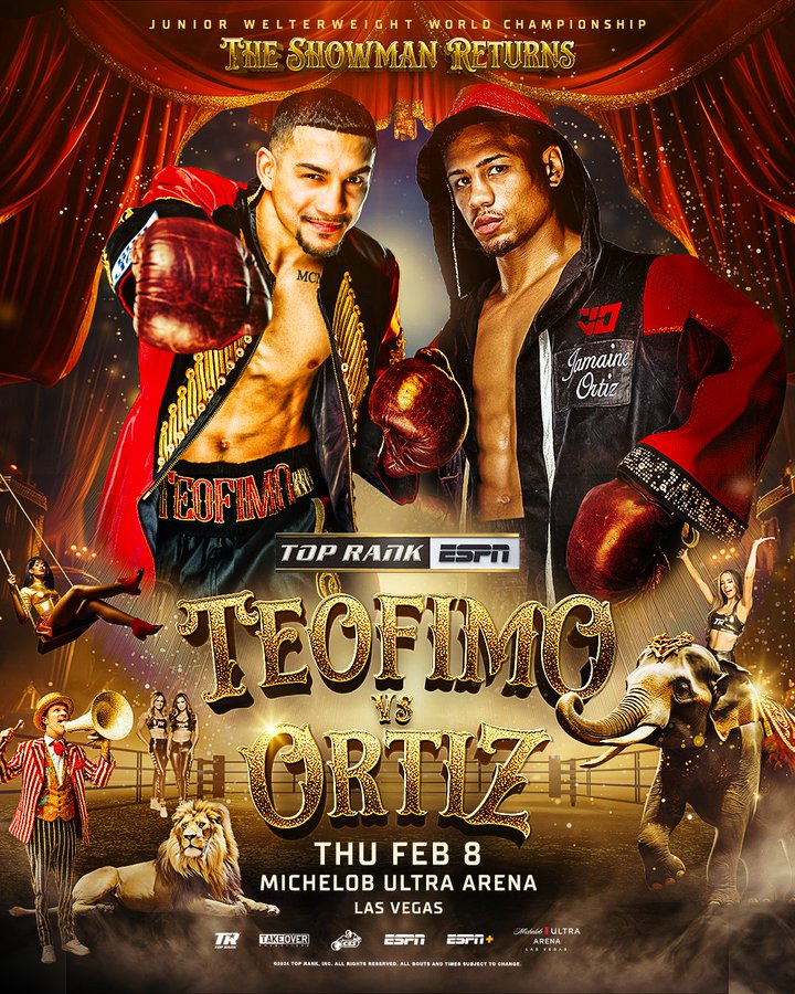 Teofimo Lopez Fights Jamaine Ortiz On February 8th