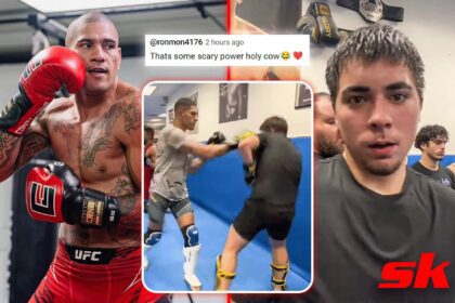 Tiktoker Papigio "obtaining Cte" Sparring Session Between Alex Pereira And