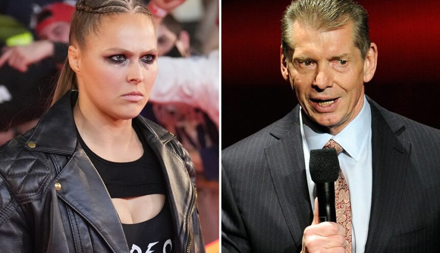 Ufc Hall Of Famer Ronda Rousey Suggests Vince Mcmahon Will