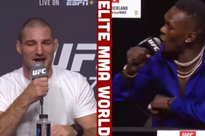 Sean Strickland And Israel Adesanya Beef At The Ufc276 Press