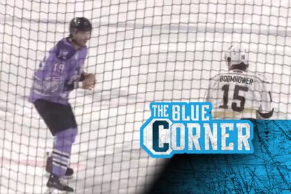 Video: Hockey Player Attempts Spinning Backfist At The Start Of