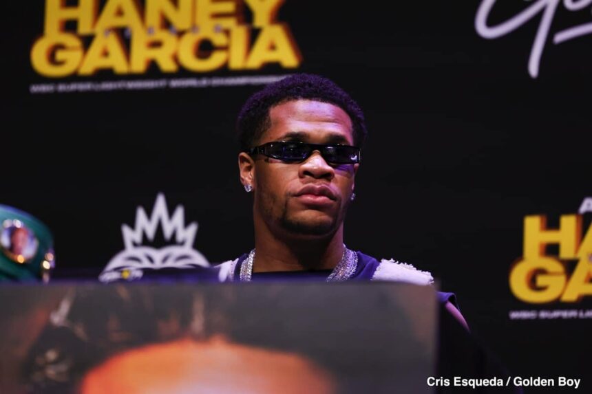 Devin Haney: Ryan Garcia's Meltdown Was An 'act'