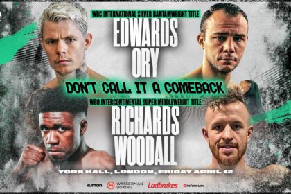 Richards Vs. Woodall And Edwards Vs. Ollie Scheduled For April