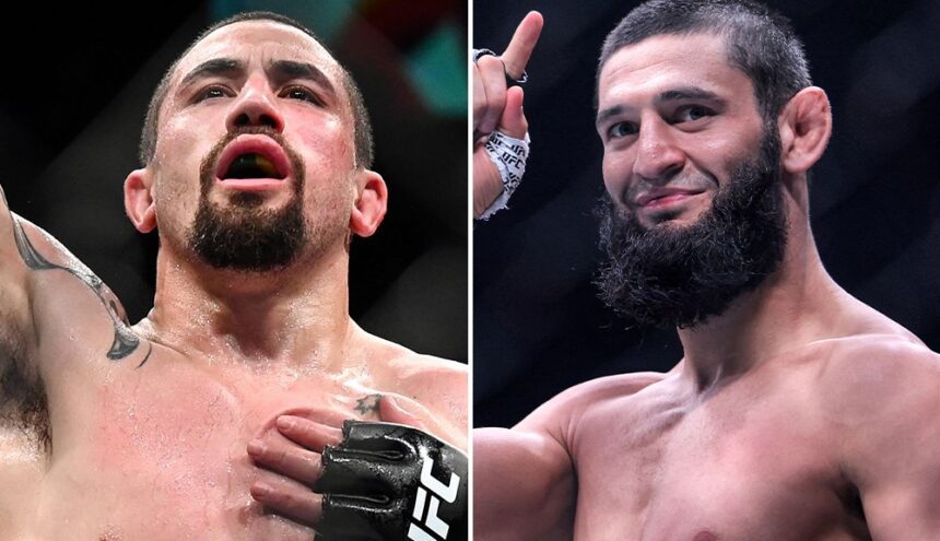 Ufc Saudi Arabia Fight Card Announced; Headliner Robert Whittaker Vs.