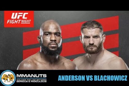 Blachowicz Vs Anderson | Ufc | Mmanuts Mma Podcast