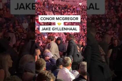 Conor Mcgregor And Jake Gyllenhaal Embrace At Ufc 285 #shorts