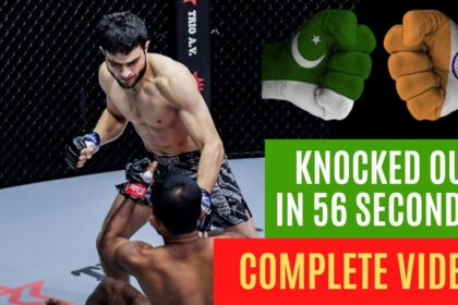 Pakistani Ufc Fighter Knocked Indian In 56 Seconds | Ahmed