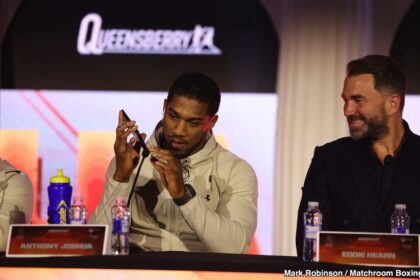 Anthony Joshua Will Be Present At The Hrgovic Vs. Dubois