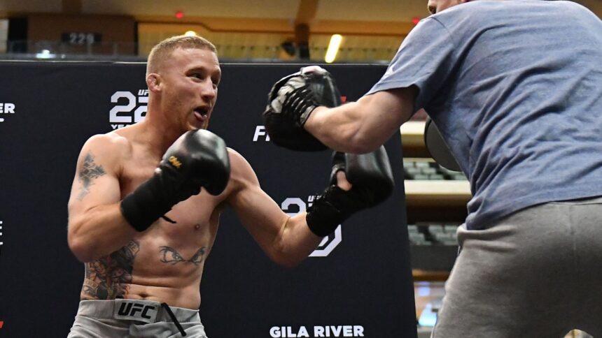 Gaethje Shares First Training Video After Dominant Victory