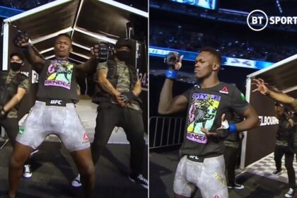 Israel Adesanya Shows Off Incredible Dance Moves In Legendary Walkout