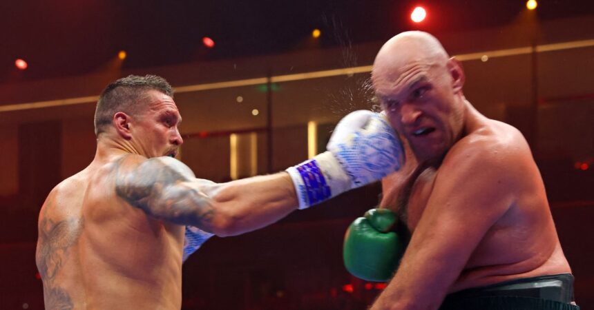 Rematch Between Oleksandr Usyk And Tyson Fury Scheduled For December