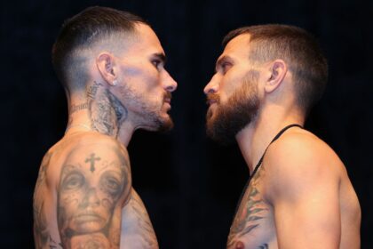 Vasiliy Lomachenko, George Kambosos Make Weight, Engage In Lengthy Staredown