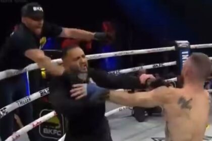 Boxer From Bkfc Gets Dazed And Accidentally Fights Referee After