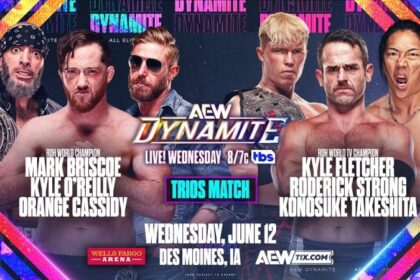 New Trio's Match Scheduled For 6/12 Aew Dynamite