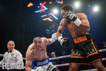 Osley Iglesias Delivers A Chilling Knockout To Evgeny Shvedenko, Making