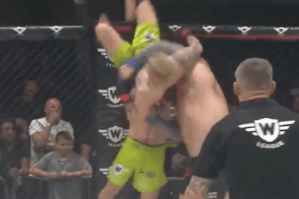 Video: Strongman Dominates In 2v1 Fight With Incredible Powerbomb And