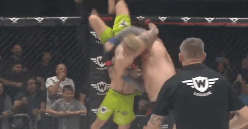 Video: Strongman Dominates In 2v1 Fight With Incredible Powerbomb And