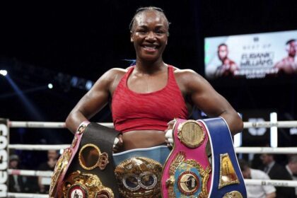 Claressa Shields Dominates Vanessa Lepage Joanisse With Three Knockdowns In 2nd