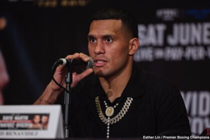 David Benavidez Staying At 175 Pound Division And Aiming For World