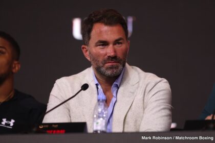 Hearn Excited For Canelo Vs. Eubank Jr., Looks To Set