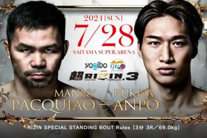 Rizin 3 Fight Night: Manny Pacquiao Vs Rukiya Anpo