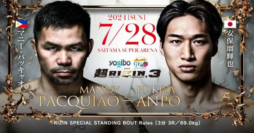 Rizin 3 Fight Night: Manny Pacquiao Vs Rukiya Anpo