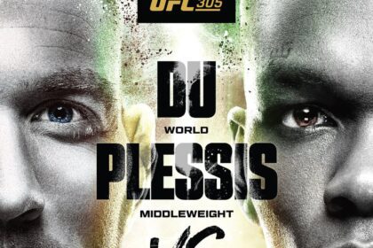 Ufc 305 Poster Released Featuring Du Plessis Vs Adesanya