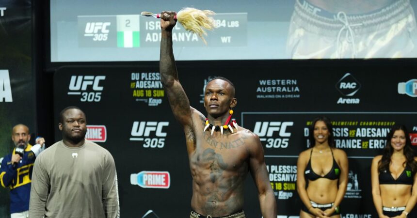 Adesanya's Reign As Champion Likely In The Past