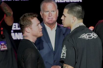 Canelo Alvarez And Edgar Berlanga Meet For The First Time