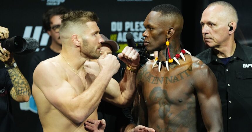 Results Of Ufc 305 Fight Between Du Plessis And Adesanya