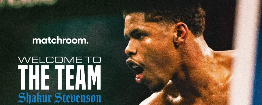 Shakur Stevenson Joins Matchroom Boxing