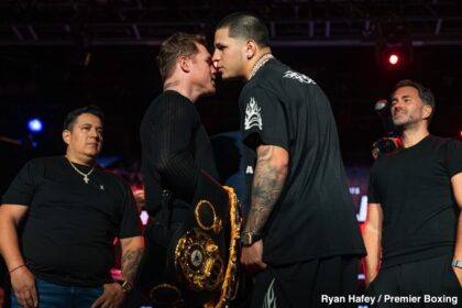 Tense Confrontation At Los Angeles Press Conference For Canelo Vs.