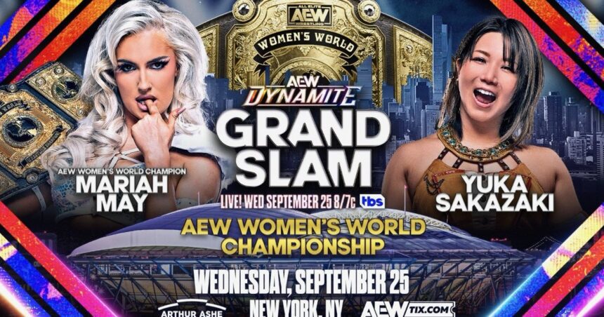 Aew Dynamite: Grand Slam To Feature Aew Women's World Title