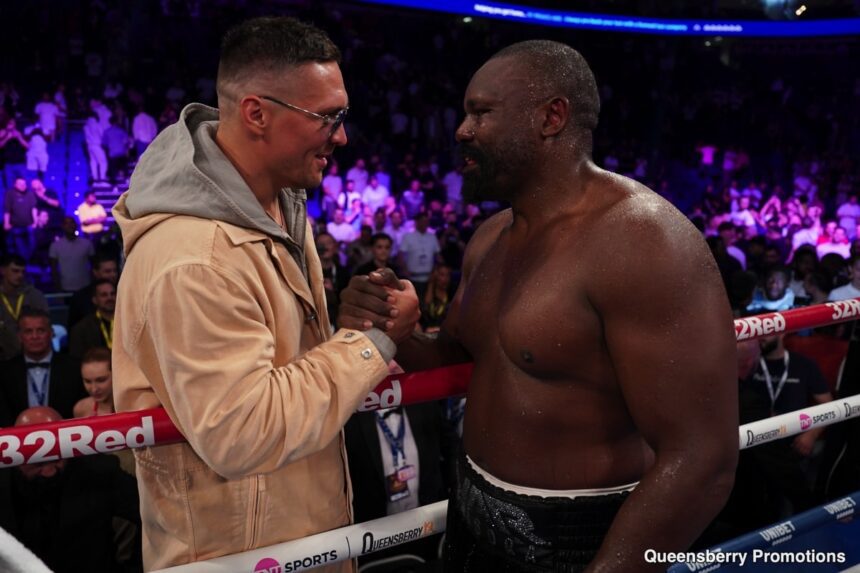 Derek Chisora Boldly Predicts Aj Will Knock Out Fury In