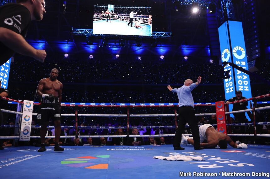 Joshua Vs. Fury Match Delayed Due To Aj's Knockout Loss