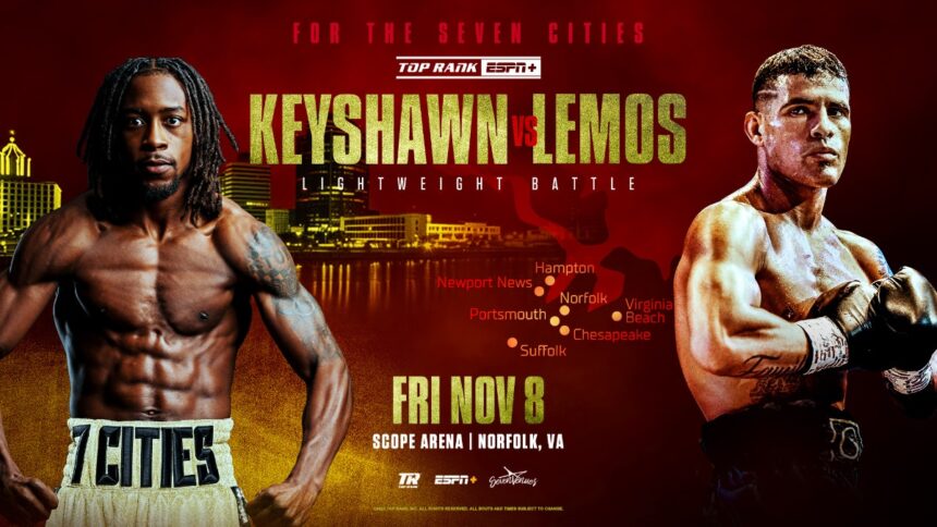 Keyshawn Davis To Face Off Against Gustavo Lemos In Highly