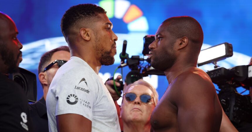 Live Updates: Anthony Joshua Vs. Daniel Dubois Round By Round Battle