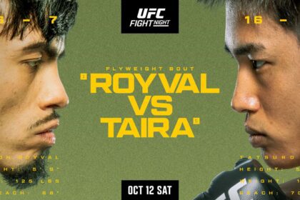 New Ufc Vegas 98 Poster Released For ‘royval Vs Taira’