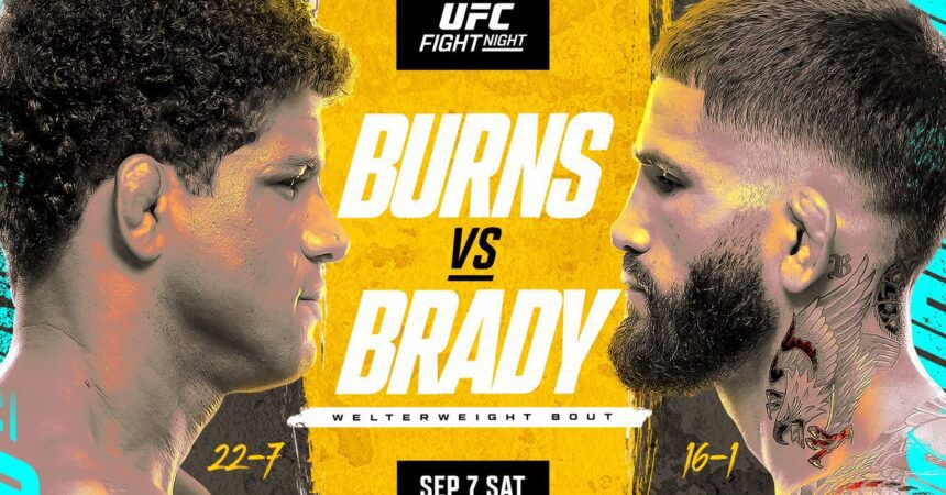 Next Fight! Burns Vs. Brady Set For Apex!