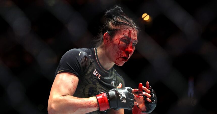 Video: Irene Aldana's Forehead Gash In Loss To Norma Dumont